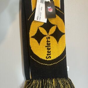 NFL Pittsburgh Steelers Black and Gold Fan Scarf